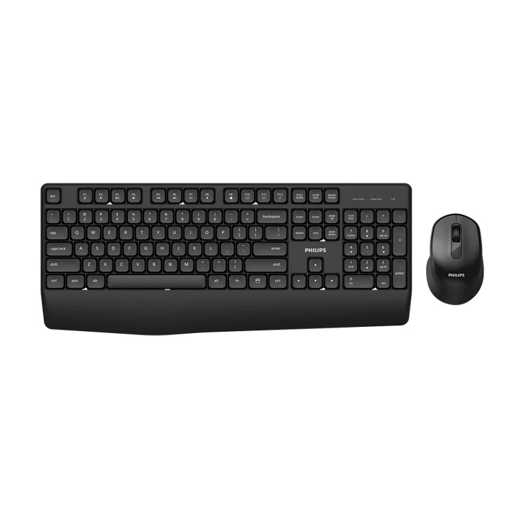 Combo Philips Serie 3000 Wirelless USB 1600DPI 104 Keys Negro Art.SPT6348B